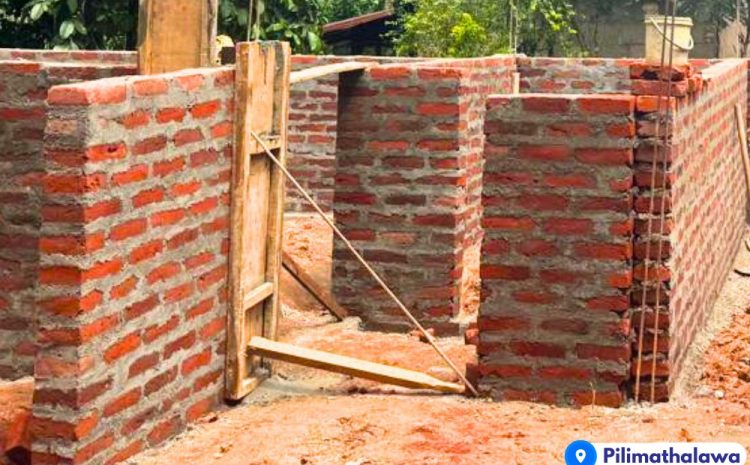  Ongoing housing project for Mr. Saman in Pilimathalawa